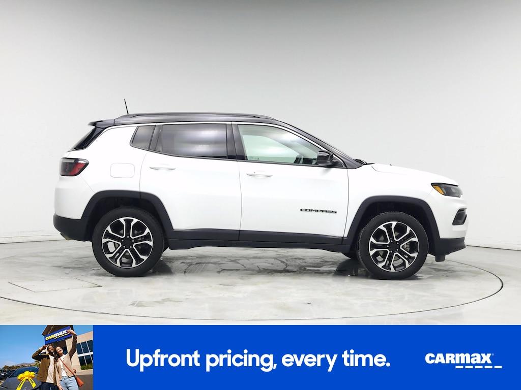 used 2022 Jeep Compass car, priced at $21,998