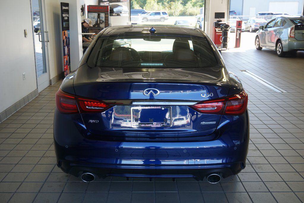 used 2021 INFINITI Q50 car, priced at $24,995