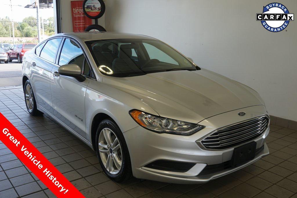 used 2018 Ford Fusion Hybrid car, priced at $14,299
