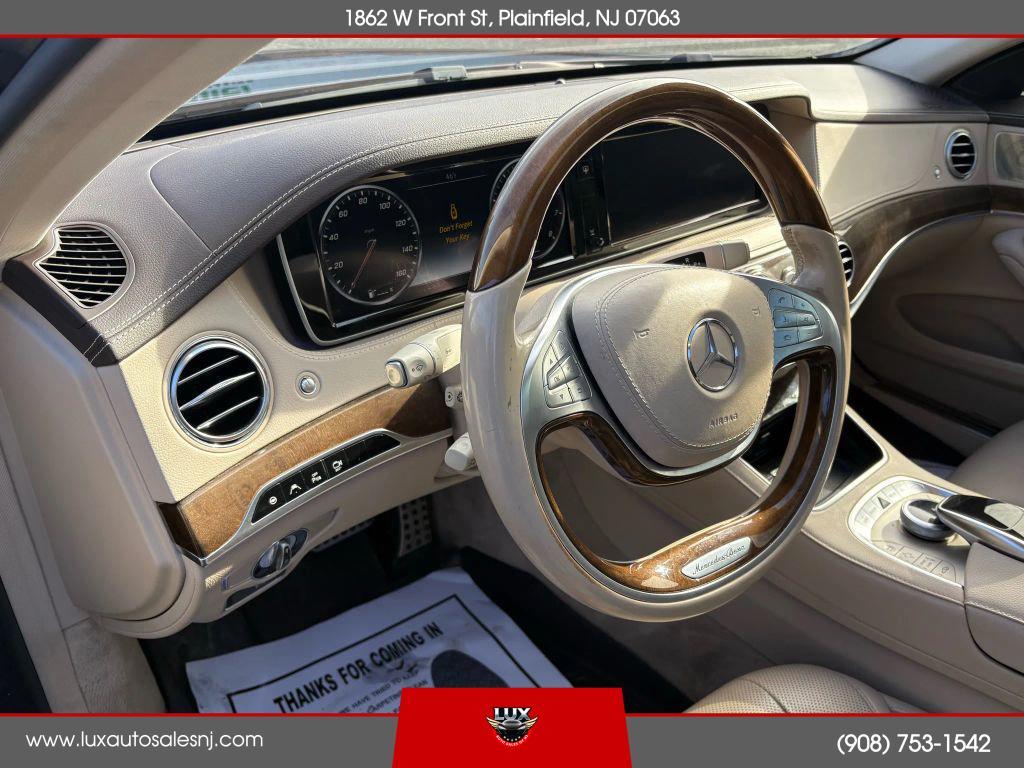 used 2015 Mercedes-Benz S-Class car, priced at $14,900