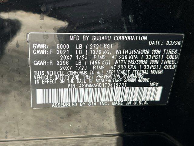 new 2026 Subaru Ascent car, priced at $46,886