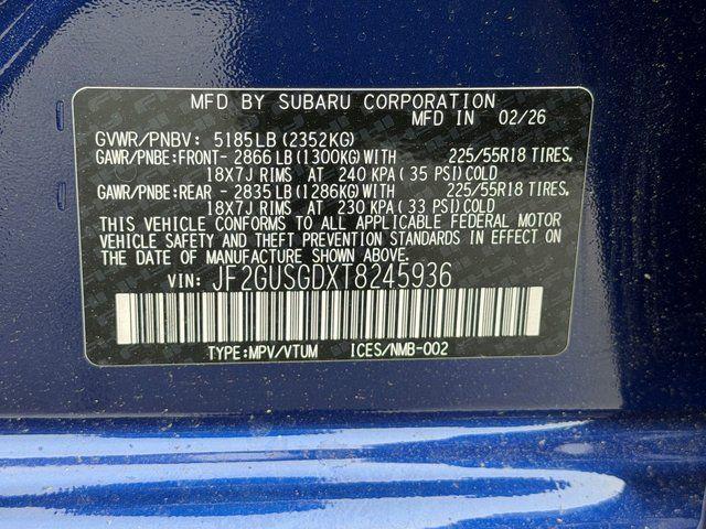 new 2026 Subaru Crosstrek Hybrid car, priced at $35,350