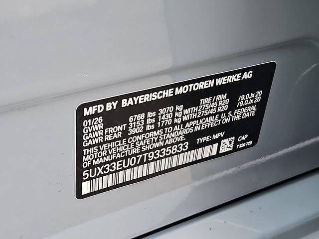 new 2026 BMW X5 car, priced at $104,350