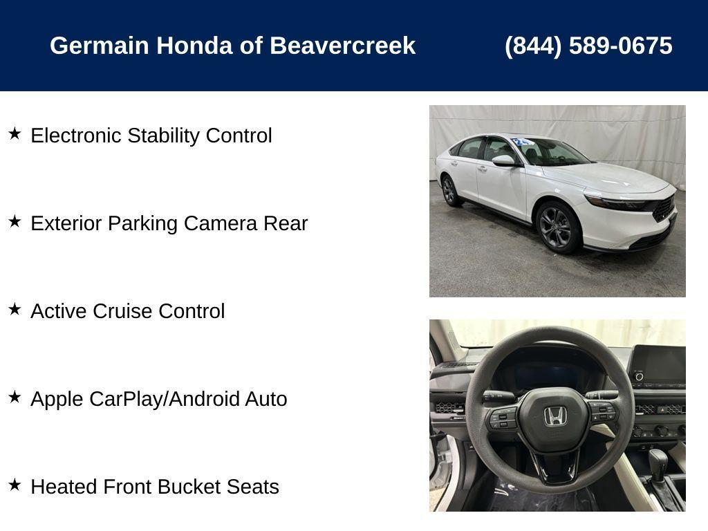 used 2024 Honda Accord car, priced at $25,632