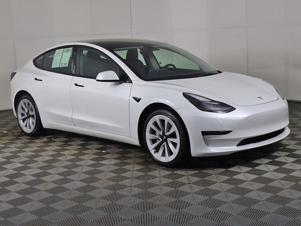 used 2023 Tesla Model 3 car, priced at $19,799