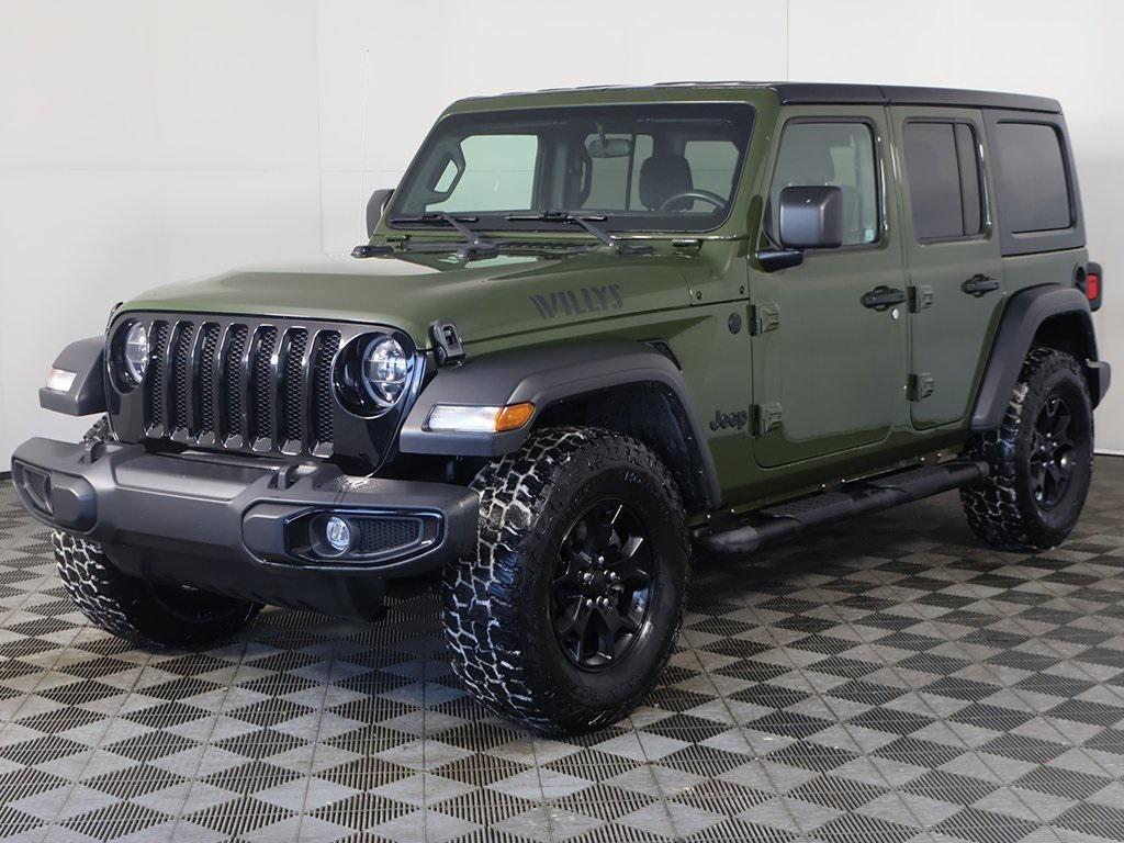 used 2022 Jeep Wrangler car, priced at $27,679