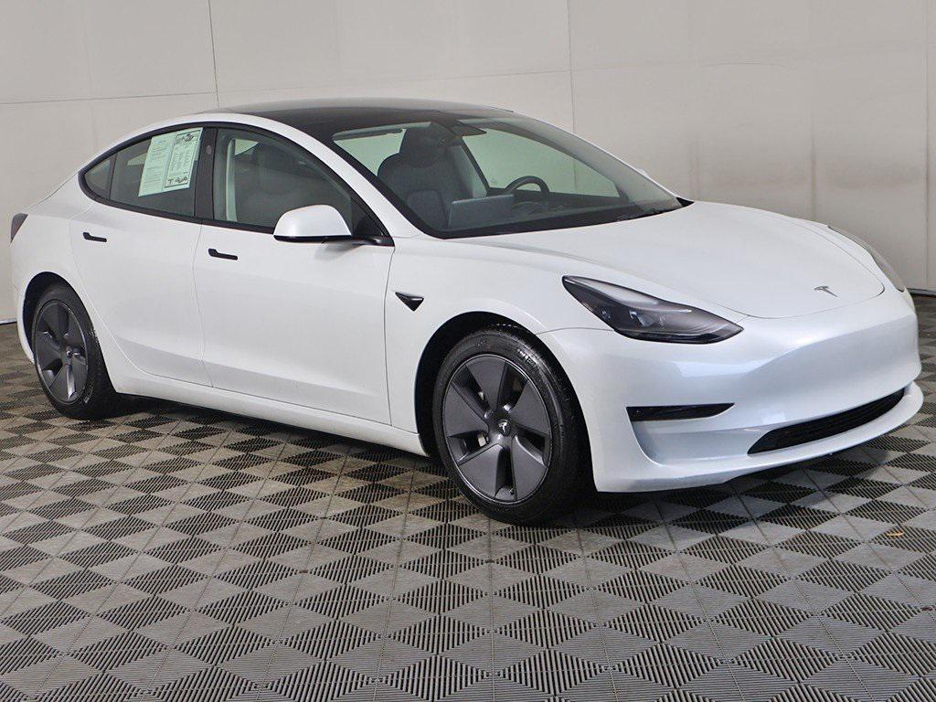 used 2023 Tesla Model 3 car, priced at $20,499