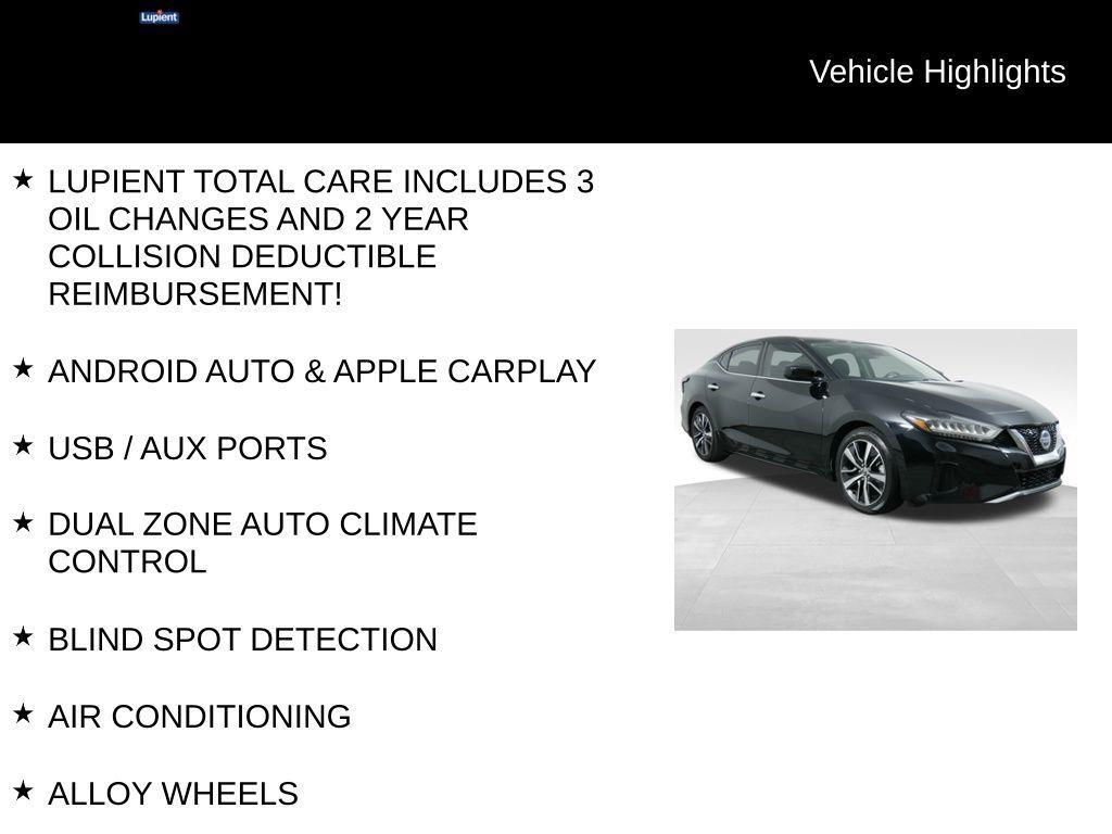 used 2020 Nissan Maxima car, priced at $17,500