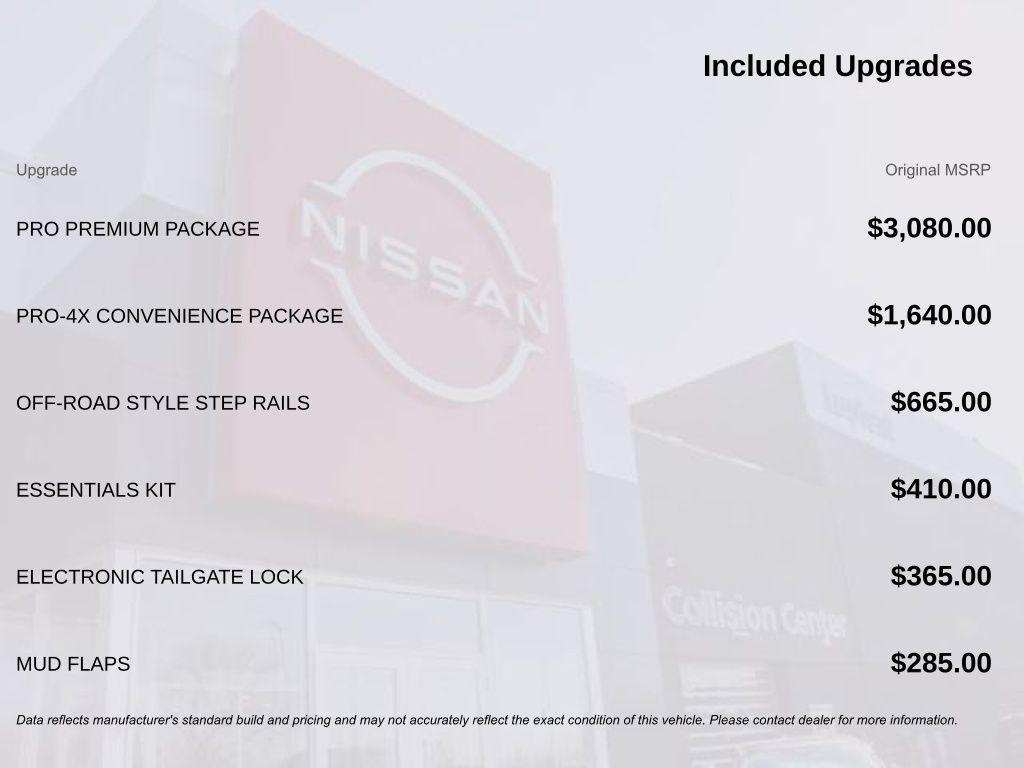 new 2026 Nissan Frontier car, priced at $47,106