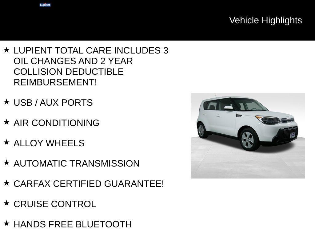 used 2016 Kia Soul car, priced at $9,950