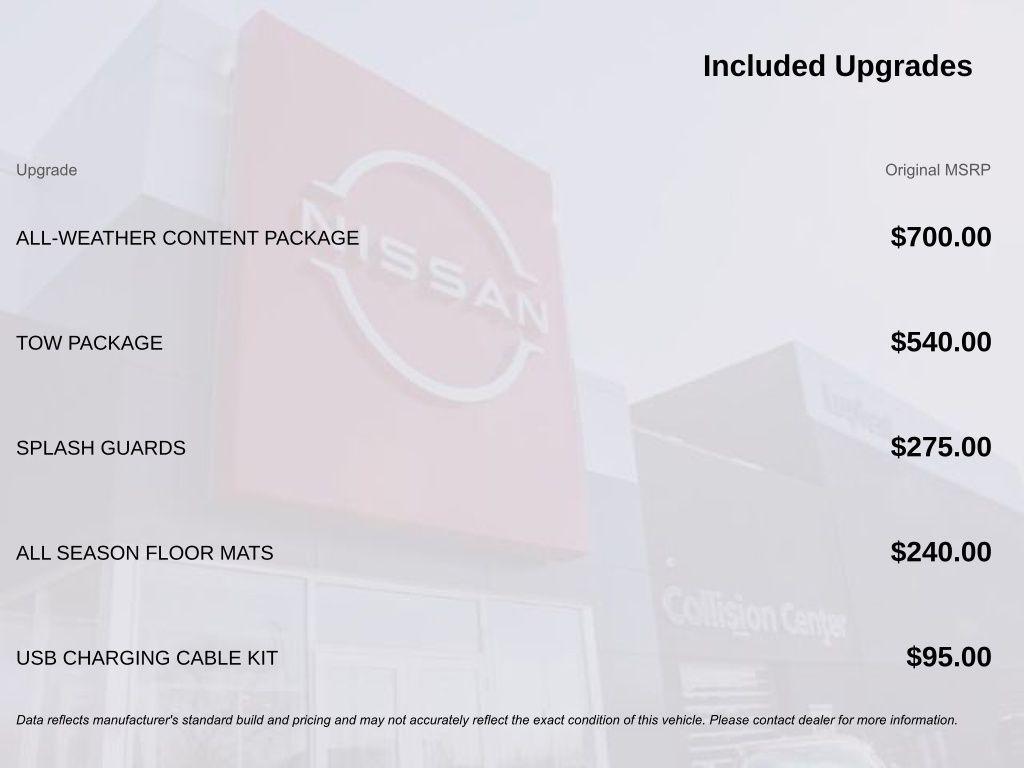 new 2026 Nissan Frontier car, priced at $40,171