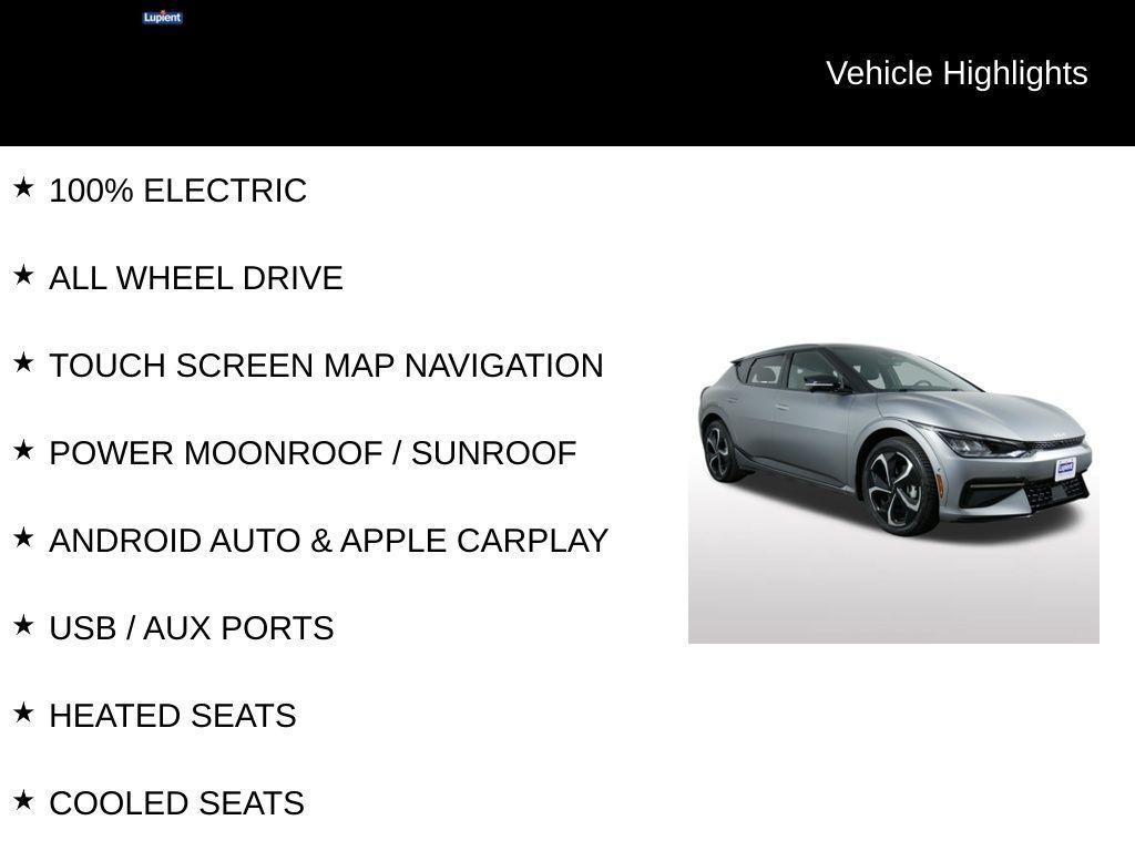 used 2024 Kia EV6 car, priced at $33,432