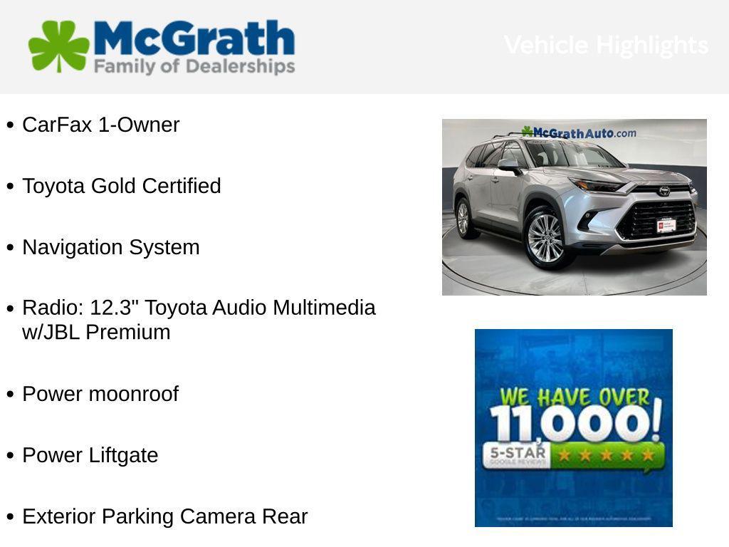 used 2024 Toyota Grand Highlander car, priced at $49,991