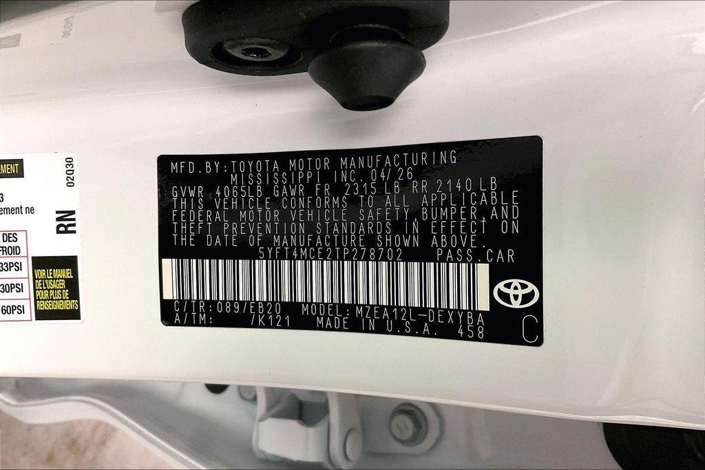 new 2026 Toyota Corolla car, priced at $30,167
