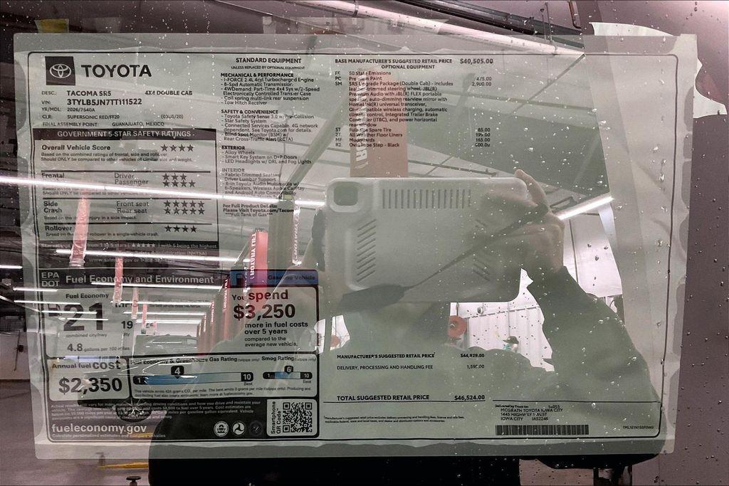 new 2026 Toyota Tacoma car, priced at $43,859