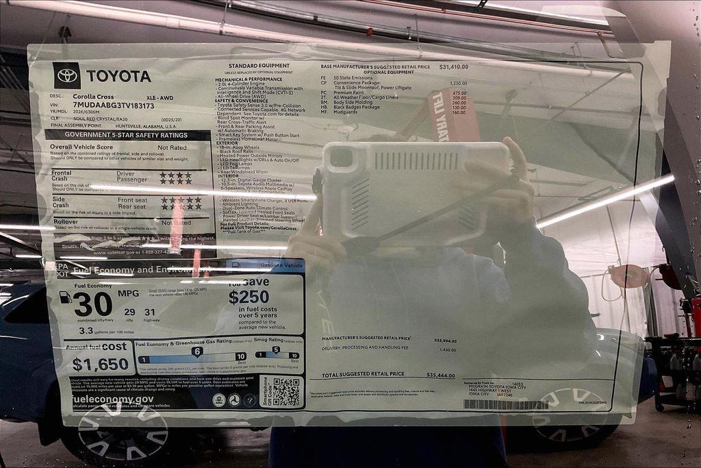new 2026 Toyota Corolla Cross car, priced at $34,114