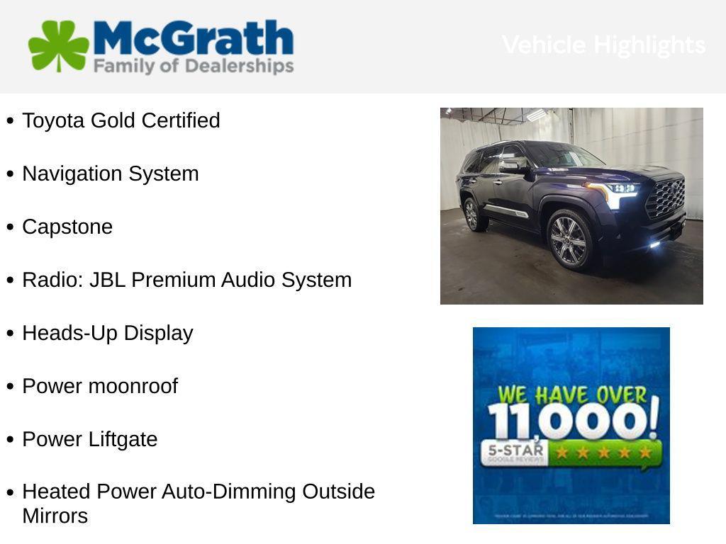 used 2023 Toyota Sequoia car, priced at $67,757