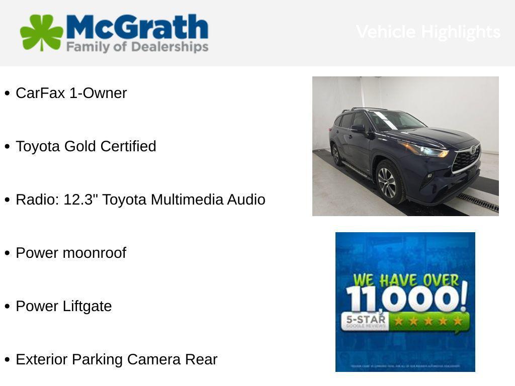 used 2025 Toyota Highlander Hybrid car, priced at $52,875