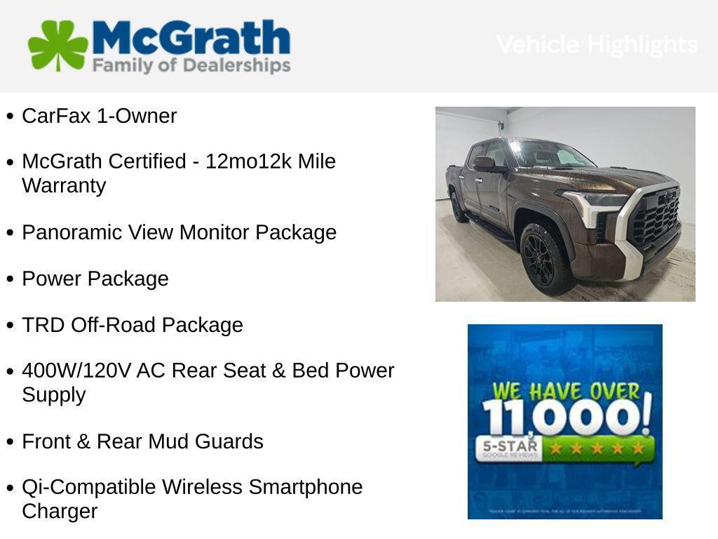 used 2023 Toyota Tundra Hybrid car, priced at $47,871