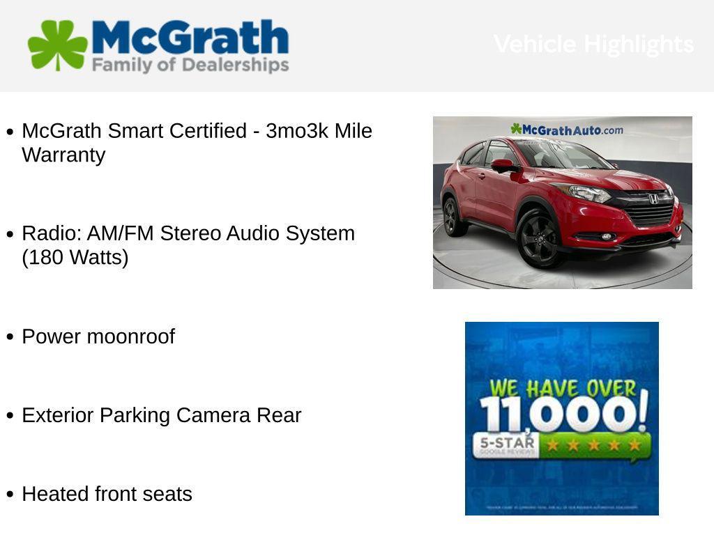 used 2018 Honda HR-V car, priced at $17,326