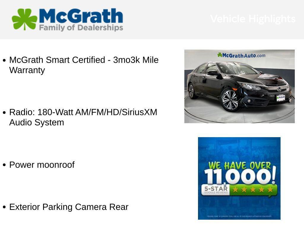 used 2018 Honda Civic car, priced at $17,944