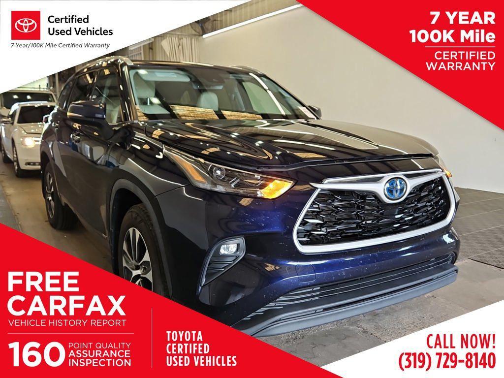 used 2022 Toyota Highlander Hybrid car, priced at $36,170