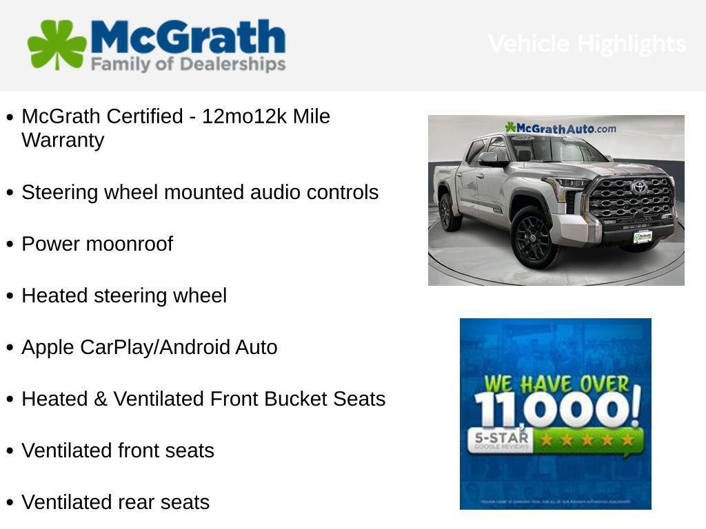 used 2024 Toyota Tundra Hybrid car, priced at $55,764