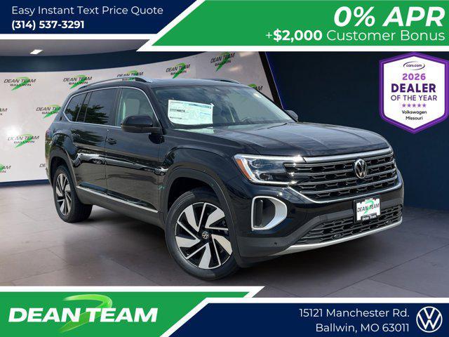 new 2026 Volkswagen Atlas car, priced at $48,434