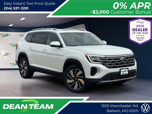 new 2026 Volkswagen Atlas car, priced at $48,871