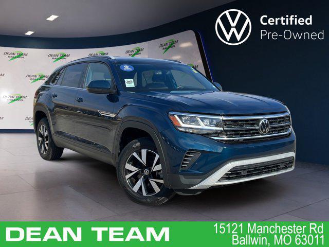 used 2022 Volkswagen Atlas Cross Sport car, priced at $25,998