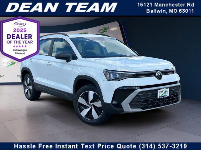 new 2025 Volkswagen Taos car, priced at $25,021