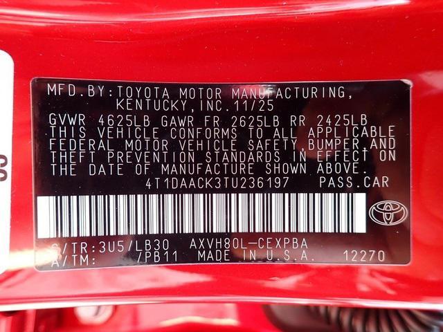 new 2026 Toyota Camry car, priced at $38,844