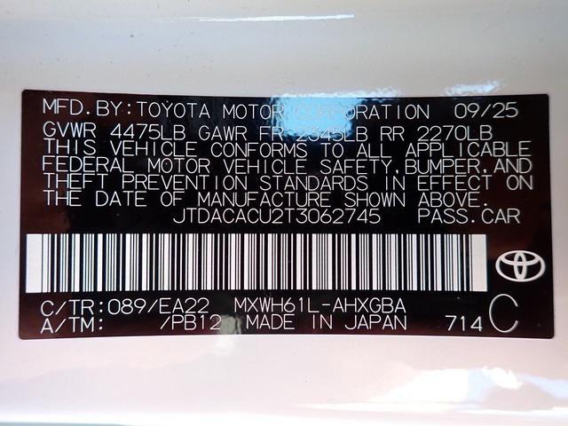 new 2026 Toyota Prius Plug-In Hybrid car, priced at $39,222