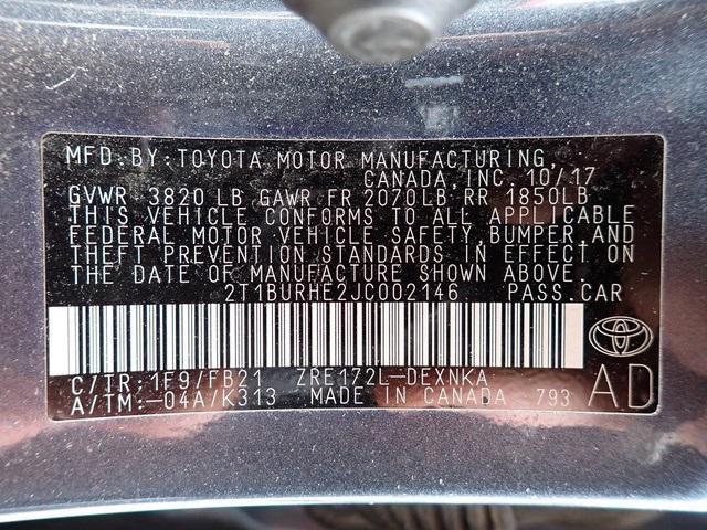 used 2018 Toyota Corolla car, priced at $14,283