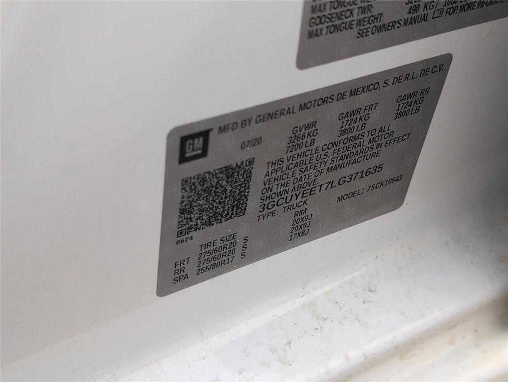 used 2020 Chevrolet Silverado 1500 car, priced at $36,350