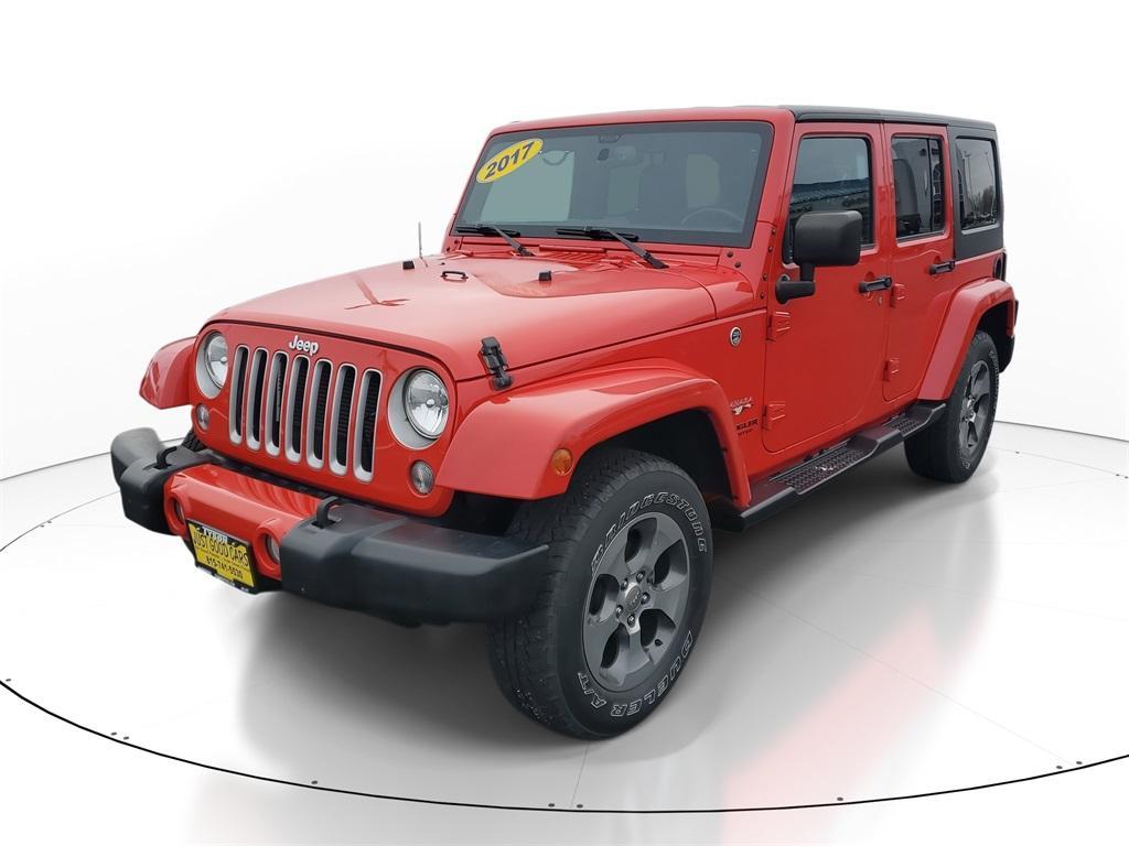 used 2017 Jeep Wrangler Unlimited car, priced at $19,544