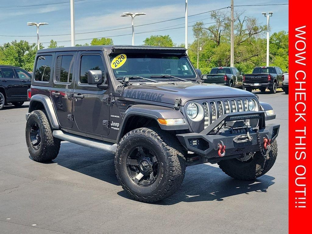 used 2020 Jeep Wrangler Unlimited car, priced at $25,698
