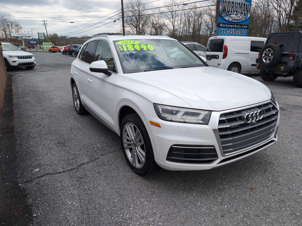 used 2018 Audi Q5 car, priced at $18,490