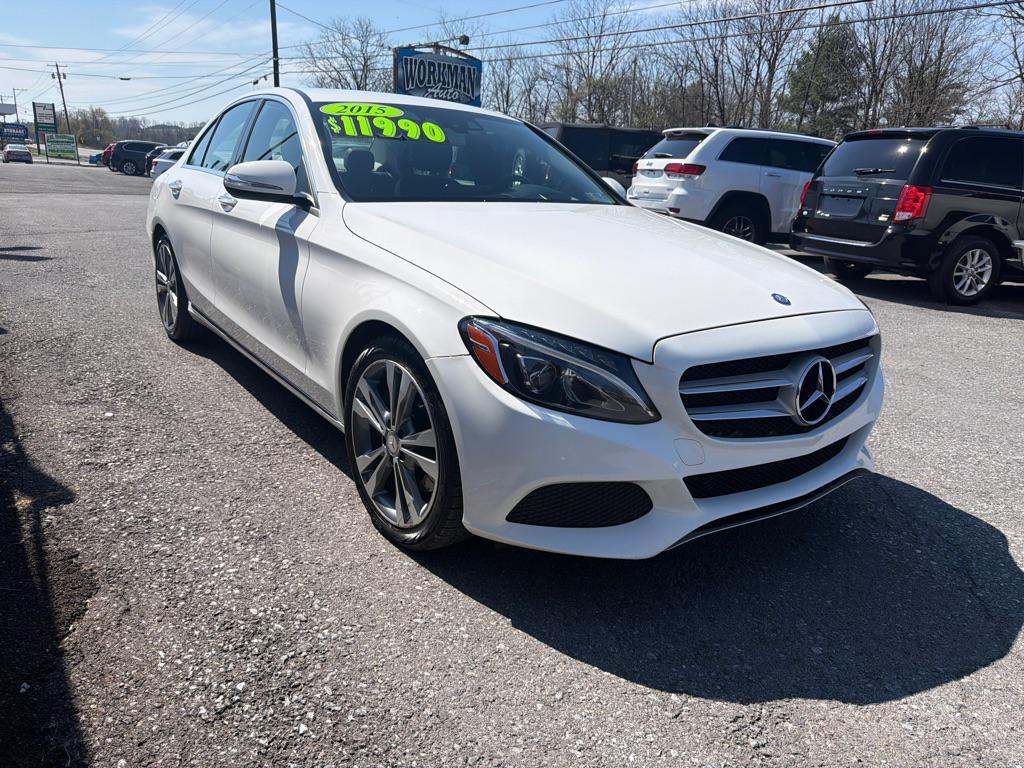 used 2015 Mercedes-Benz C-Class car, priced at $11,990