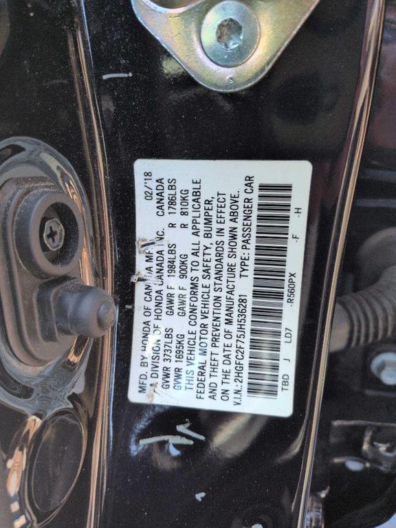 used 2018 Honda Civic car, priced at $20,990