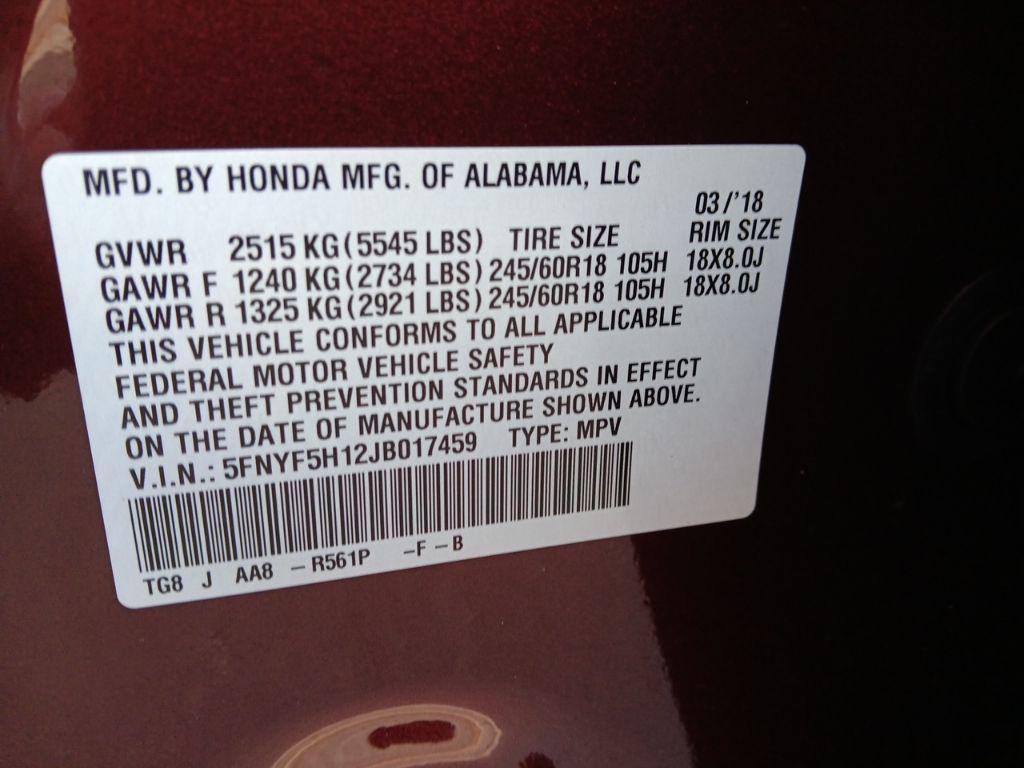 used 2018 Honda Pilot car, priced at $17,900