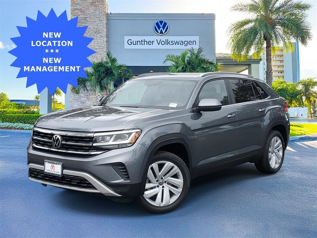 used 2021 Volkswagen Atlas Cross Sport car, priced at $17,998