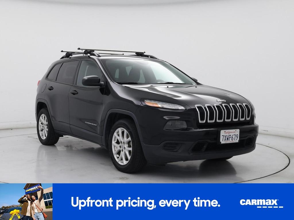 used 2017 Jeep Cherokee car, priced at $12,599