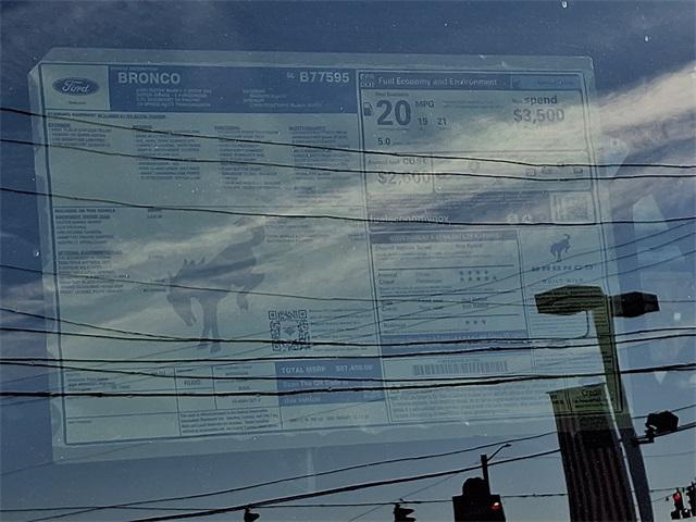 new 2025 Ford Bronco car, priced at $54,401