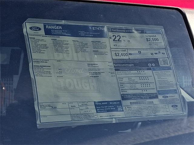 new 2025 Ford Ranger car, priced at $38,151