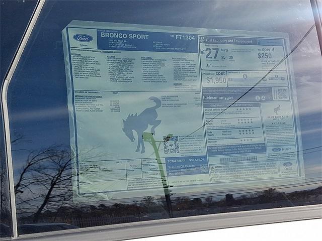 new 2025 Ford Bronco Sport car, priced at $31,892