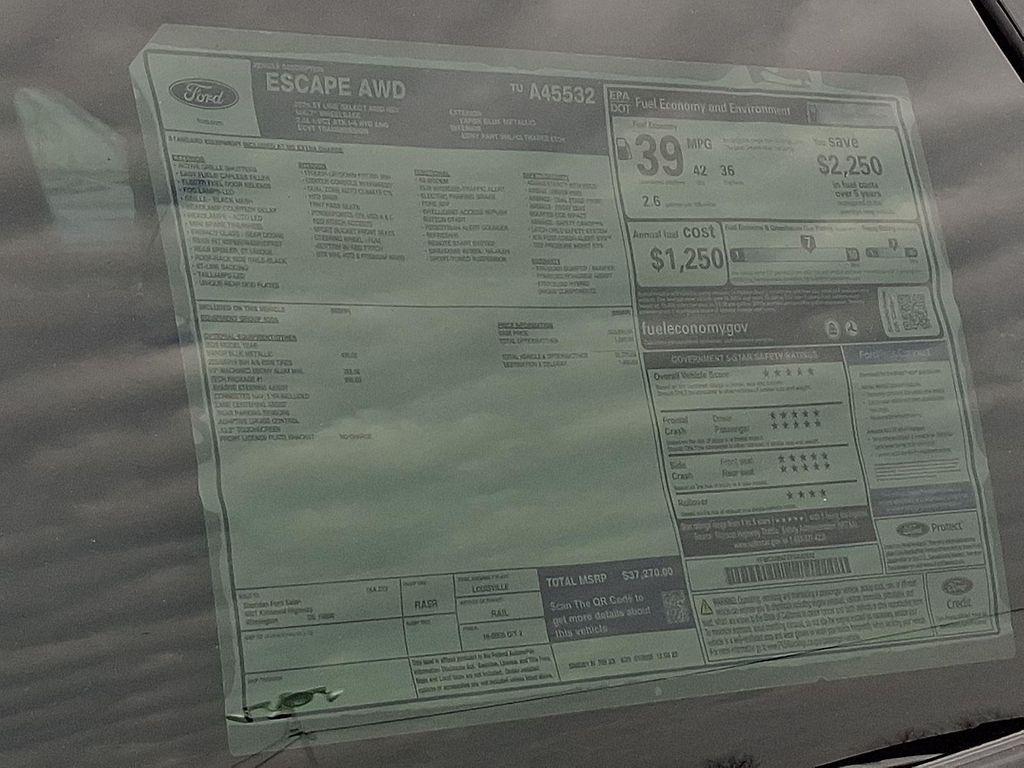 new 2026 Ford Escape car, priced at $34,779