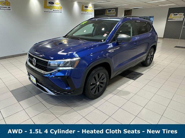 used 2022 Volkswagen Taos car, priced at $17,500