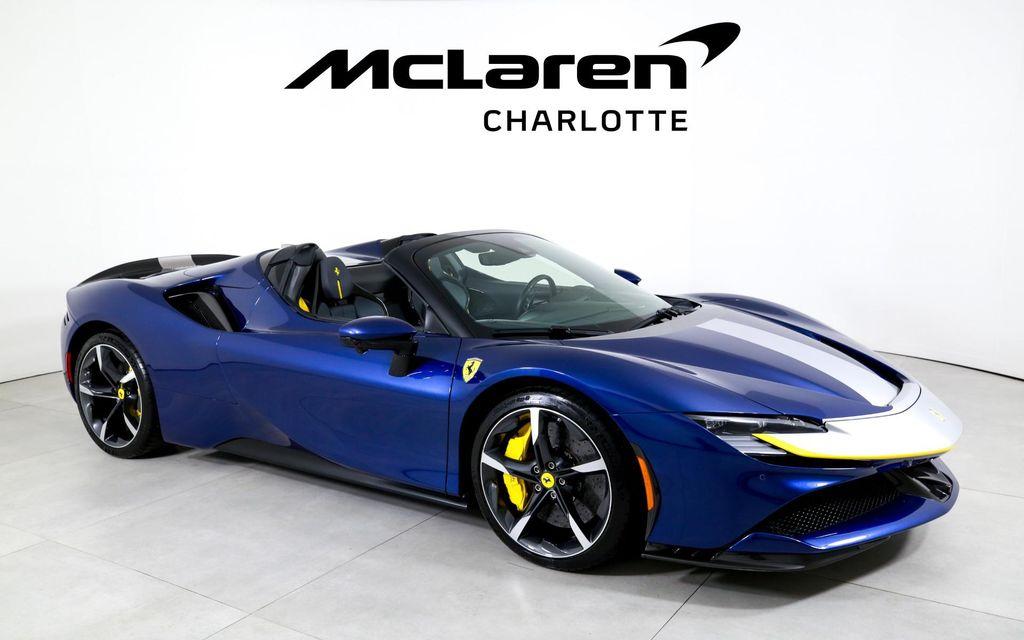 used 2022 Ferrari SF90 Spider car, priced at $577,996