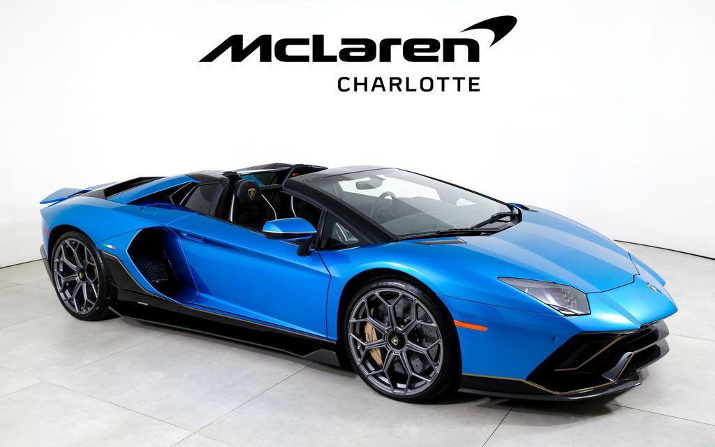 used 2022 Lamborghini Aventador SVJ car, priced at $879,996